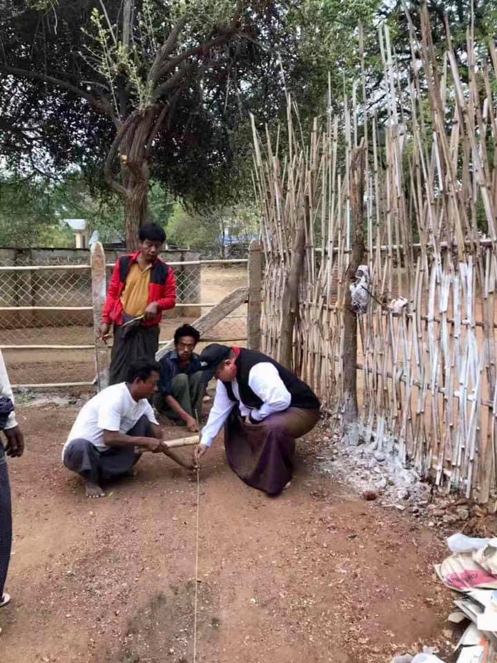 11.11.2019 " ဘောဇန သာလာ " ဆွမ်းချက်ဆောင် ရေစက်ချ မဂ်လာ ။